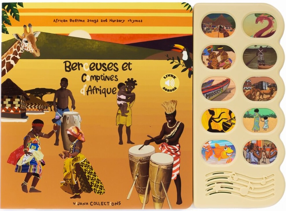 Couverture du livre Berceuses et comptines d’Afrique - TOME 1