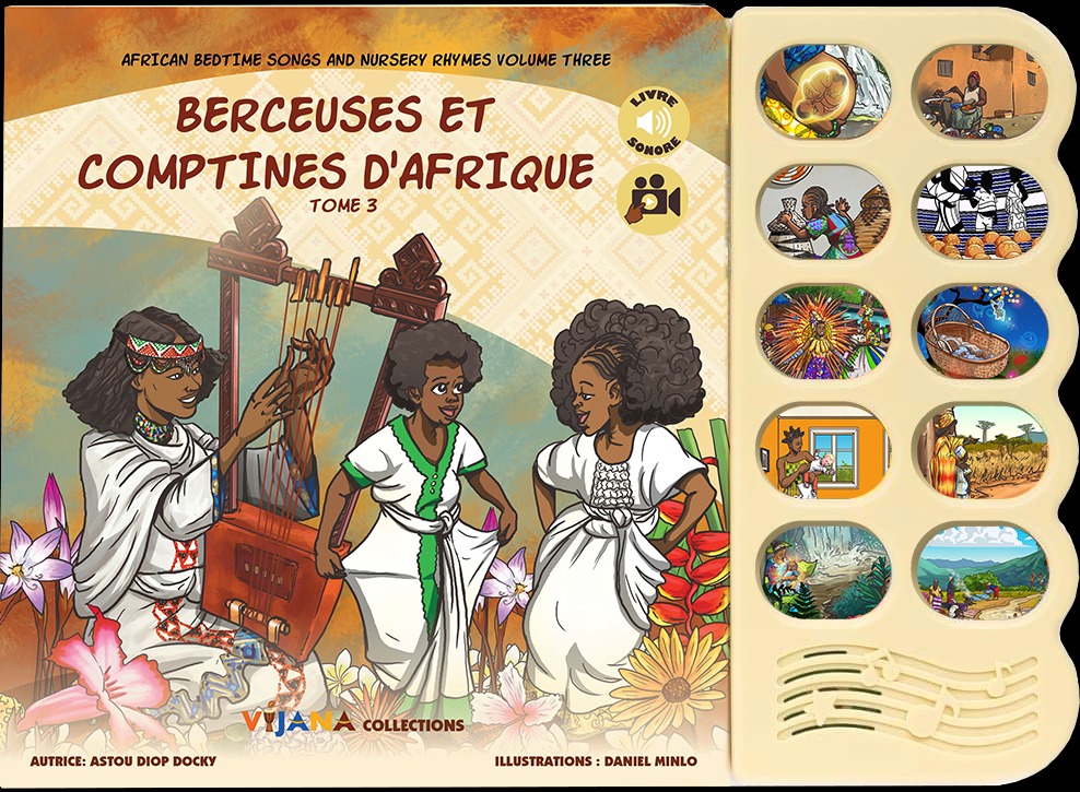 Couverture du livre Berceuses et comptines d’Afrique - TOME 3