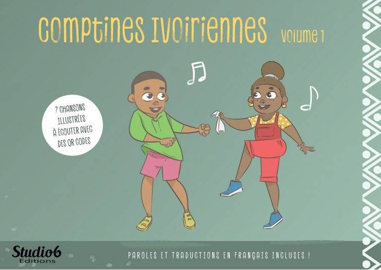 Couverture du livre Comptines ivoiriennes. Volume 1