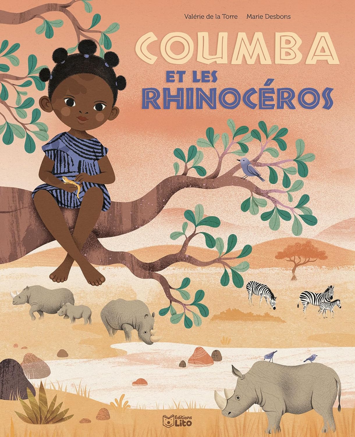 Couverture du livre Coumba et les rhinocéros