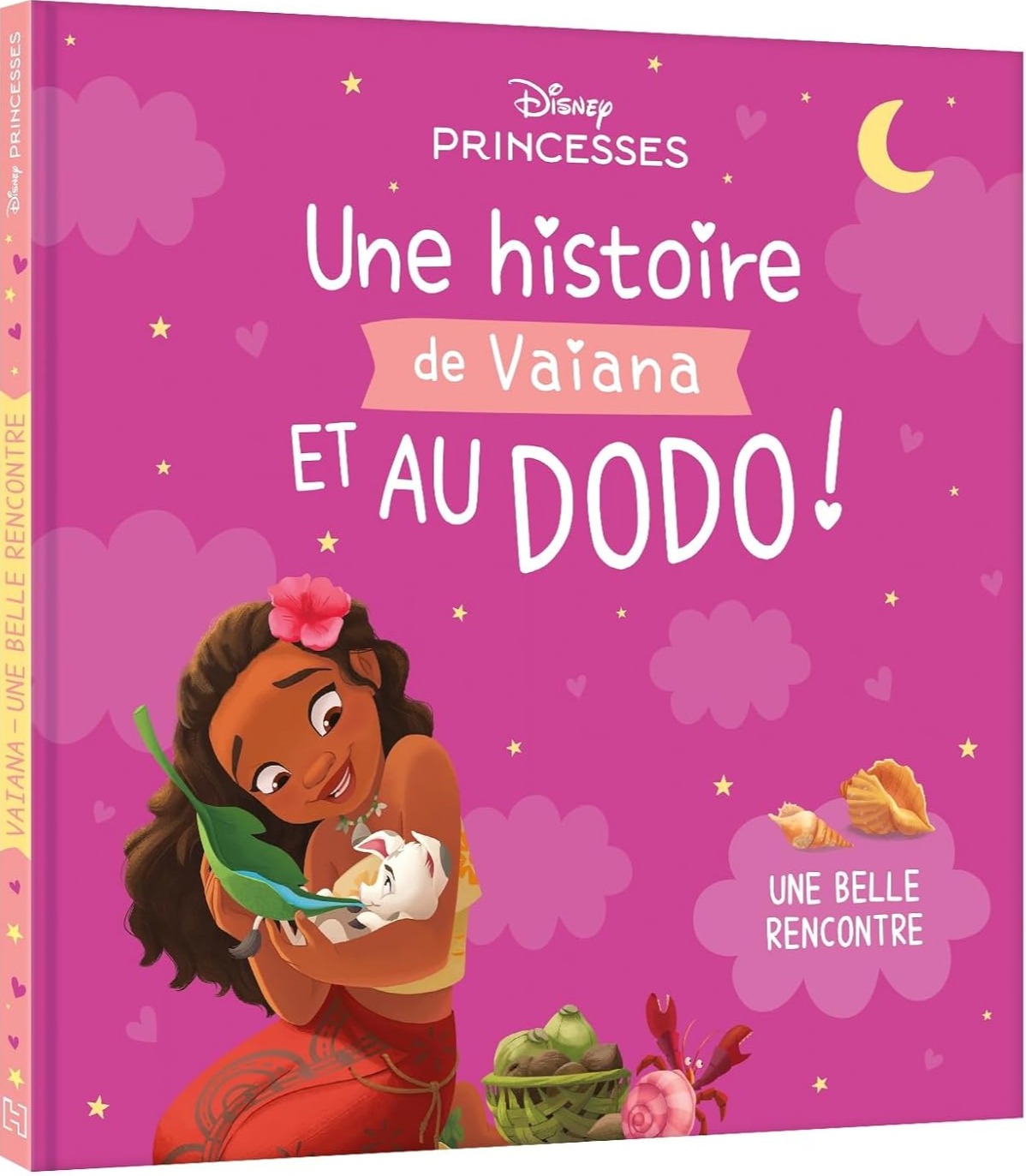 Couverture du livre DISNEY PRINCESSES - Une Histoire de Vaiana, et au dodo ! - Une belle rencontre