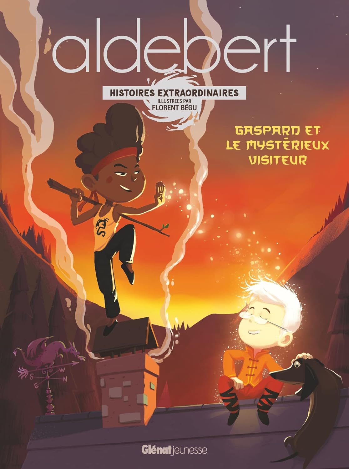Couverture du livre Gaspard et le mystérieux visiteur: Les histoires extraordinaires d'Aldebert