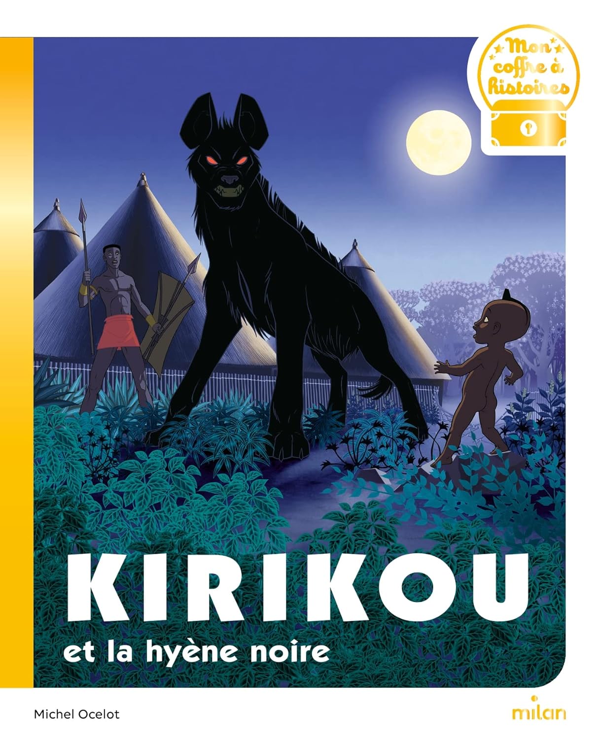 Couverture du livre Kirikou et la hyène noire