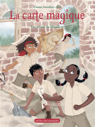 Couverture du livre La carte magique. Tome 4 - Les secrets de Méralikan