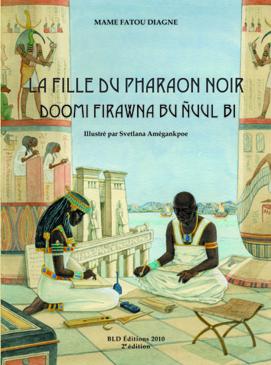 Couverture du livre La fille du pharaon noir