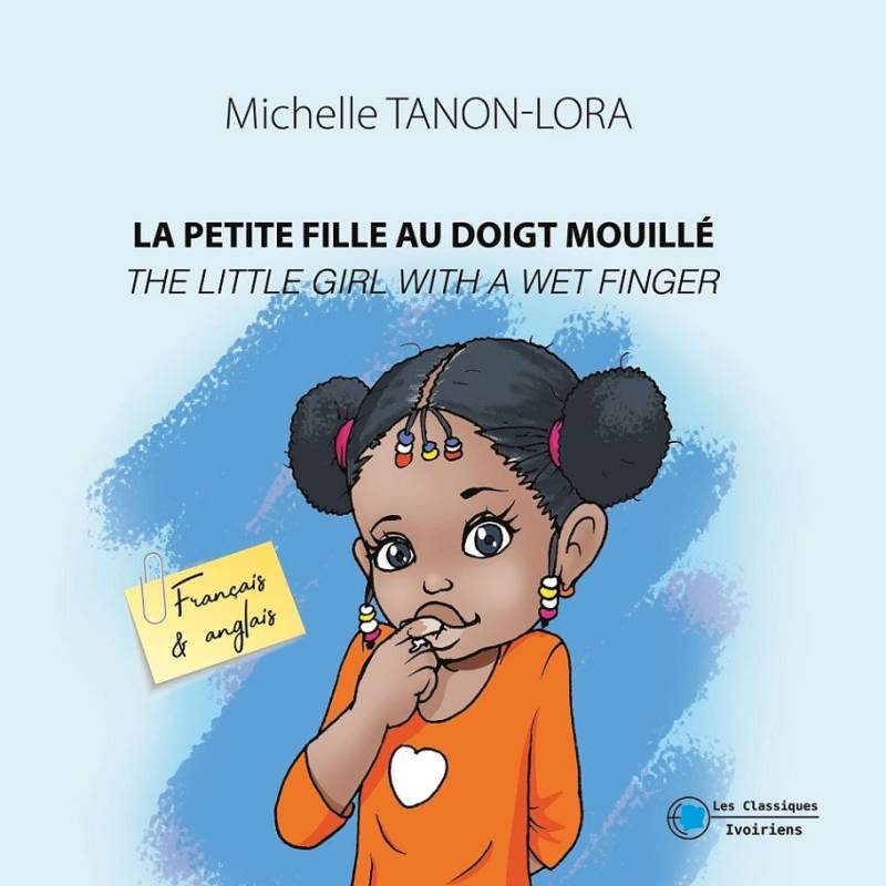 Couverture du livre La petite fille au doigt mouillé