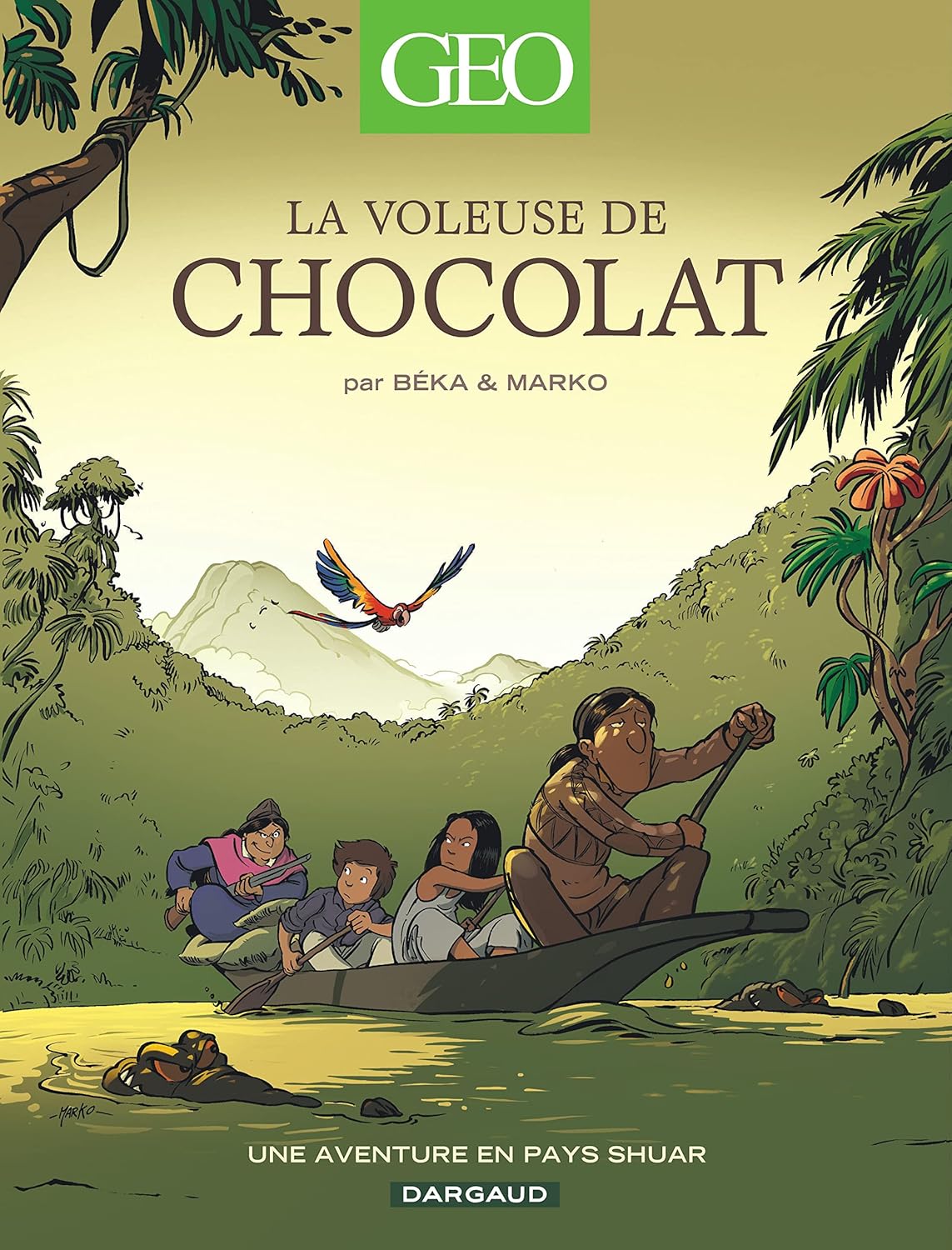 Couverture du livre La Voleuse de chocolat - Geo BD : Tome 4