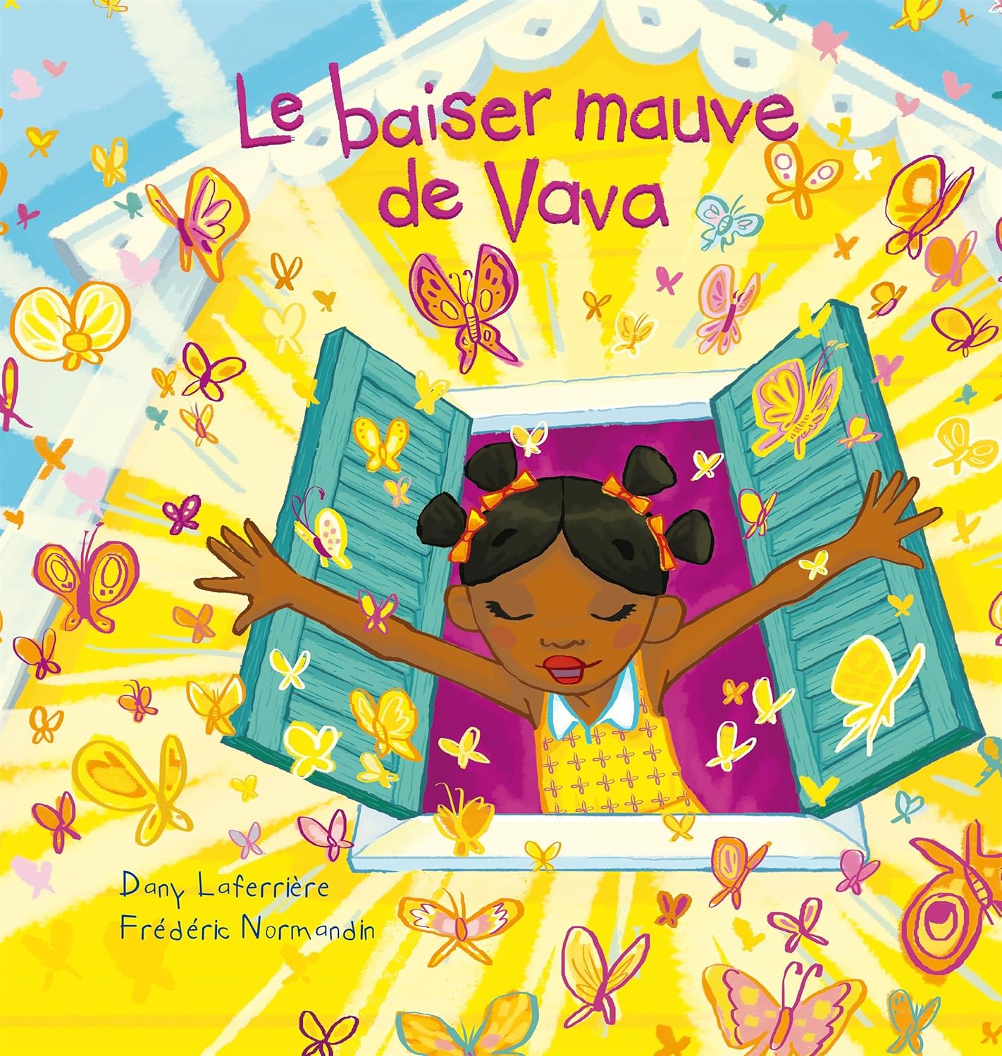 Couverture du livre Le baiser mauve de Vava