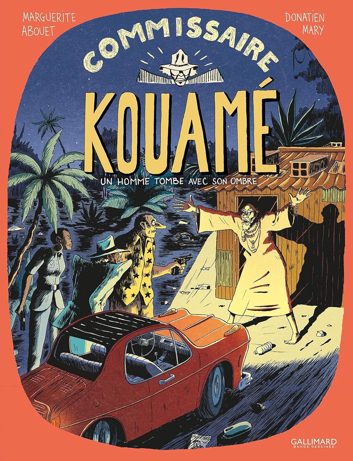 Couverture du livre Commissaire Kouamé - Un homme tombe avec son ombre Tome 2