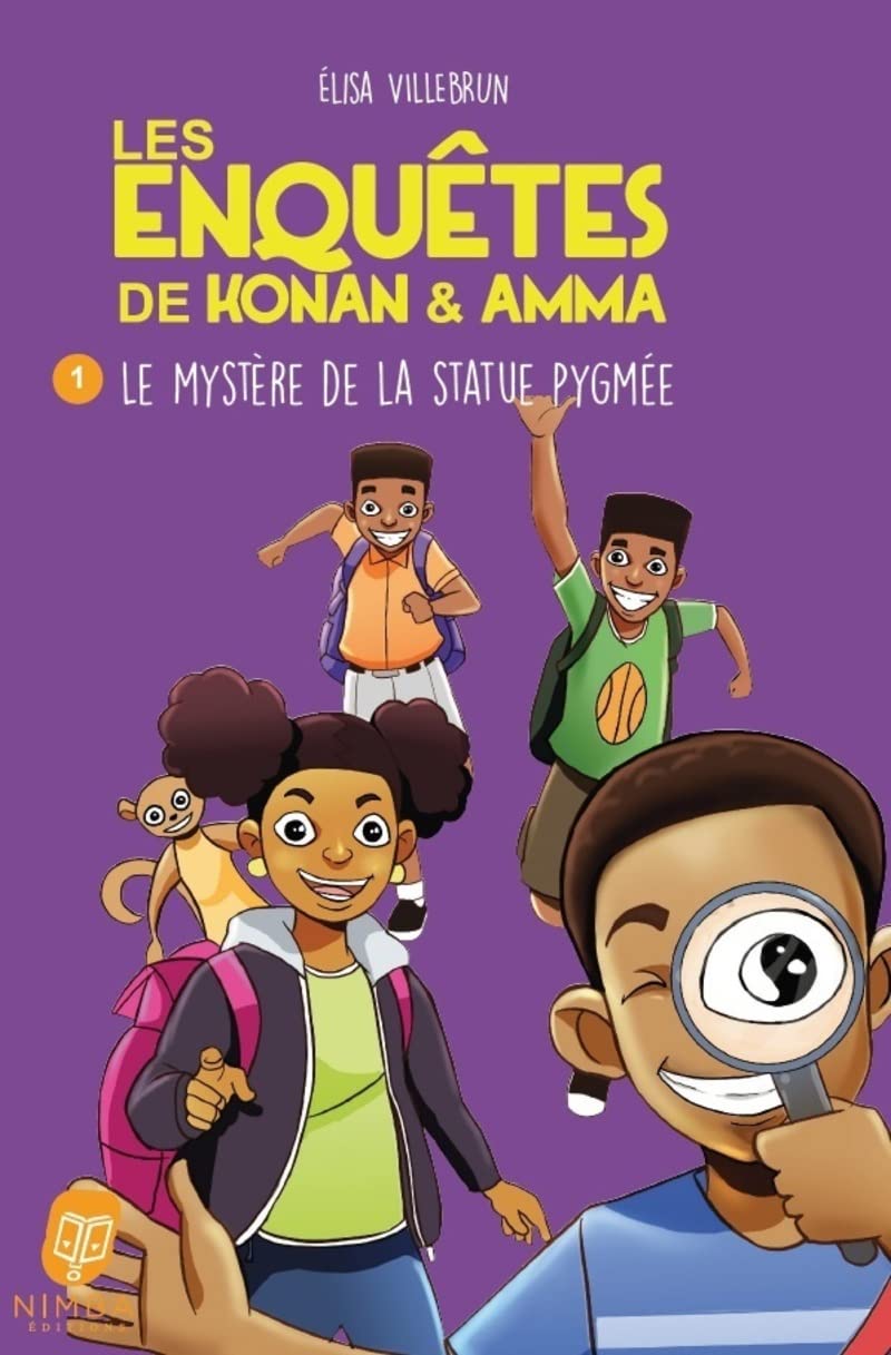 Couverture du livre Les enquêtes de Konan & Amma - Tome 1 : Le mystère de la statue pygmée