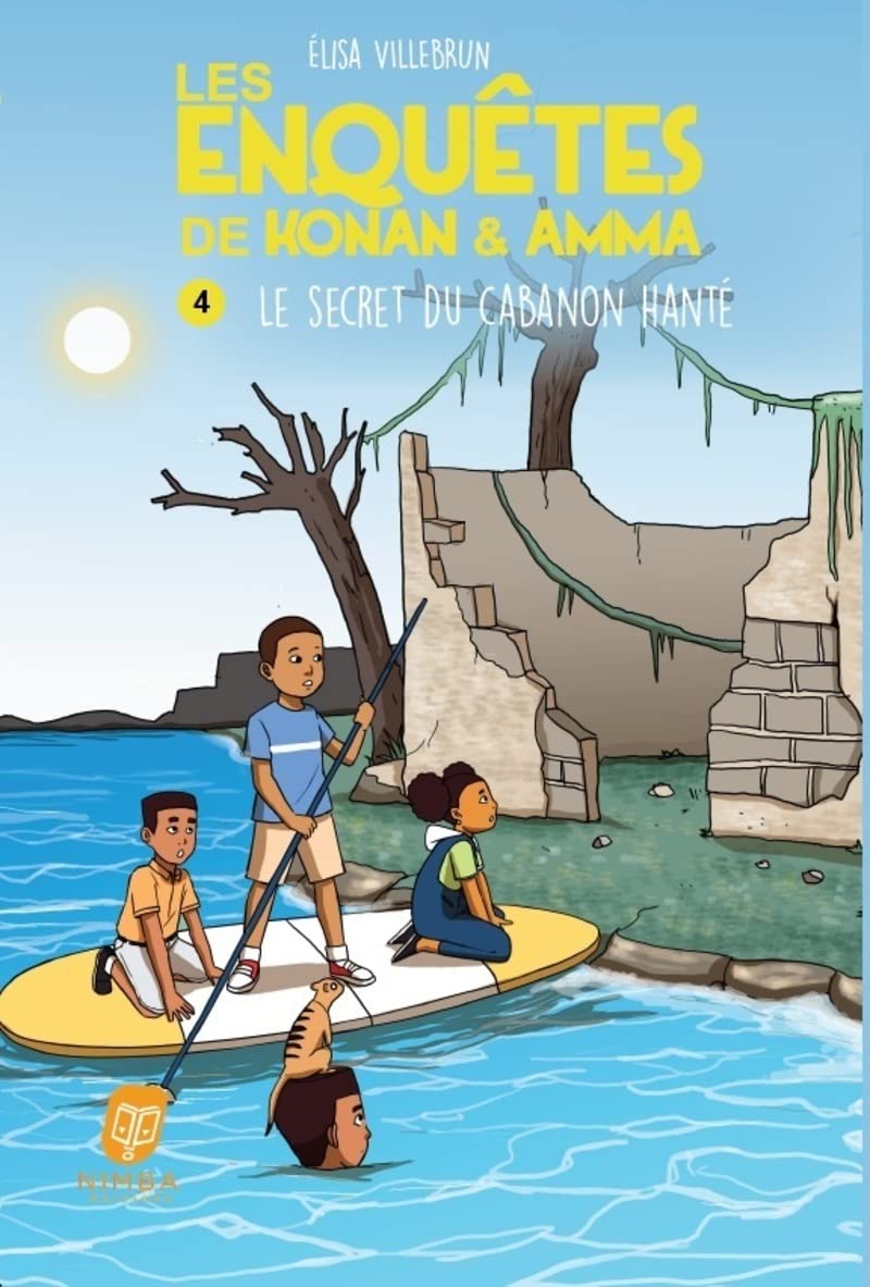 Couverture du livre Les enquêtes de Konan & Amma. Tome 4 : Le mystère du cabanon hanté