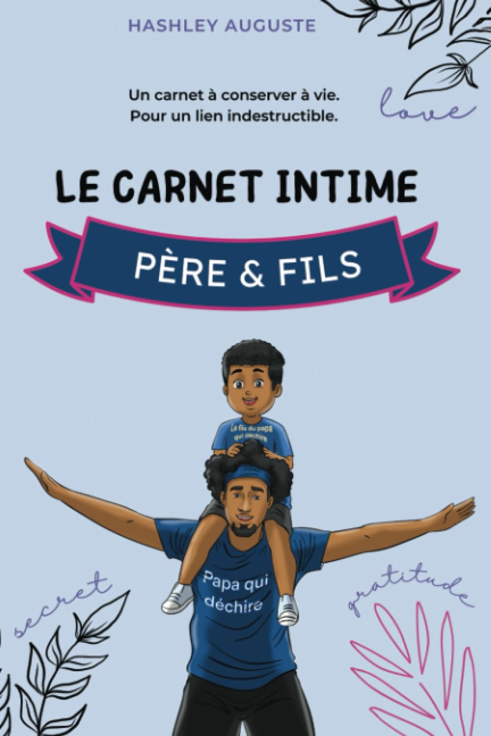 Couverture du livre Little nappy carnet intime Père & fils