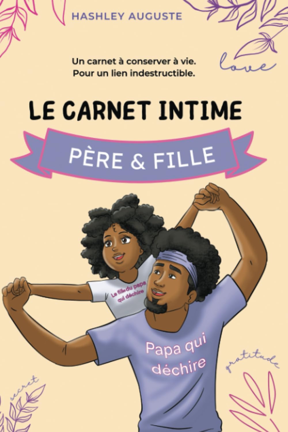 Couverture du livre Little nappy carnet intime Père & fille