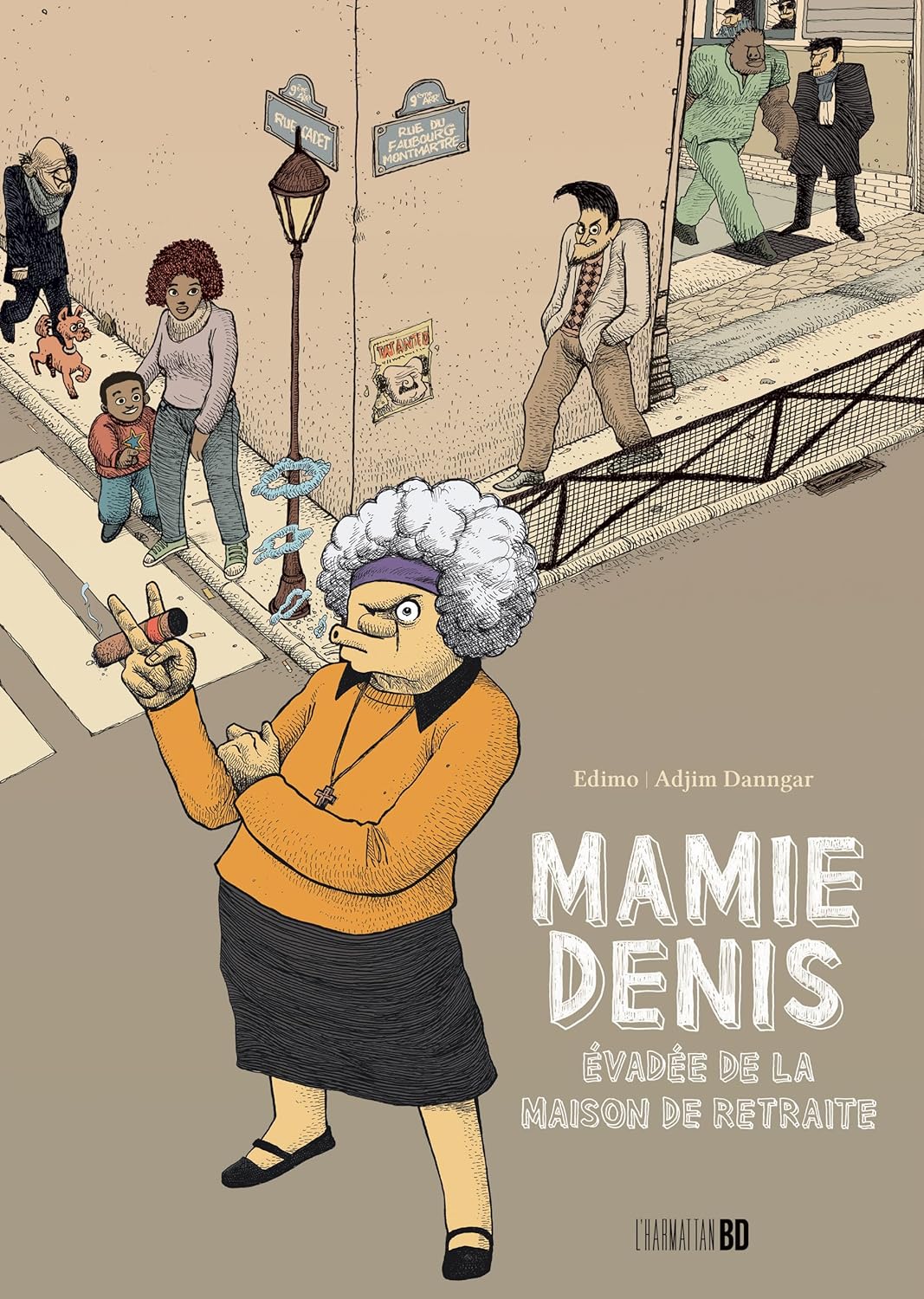 Couverture du livre Mamie Denis: Évadée de la maison de retraite