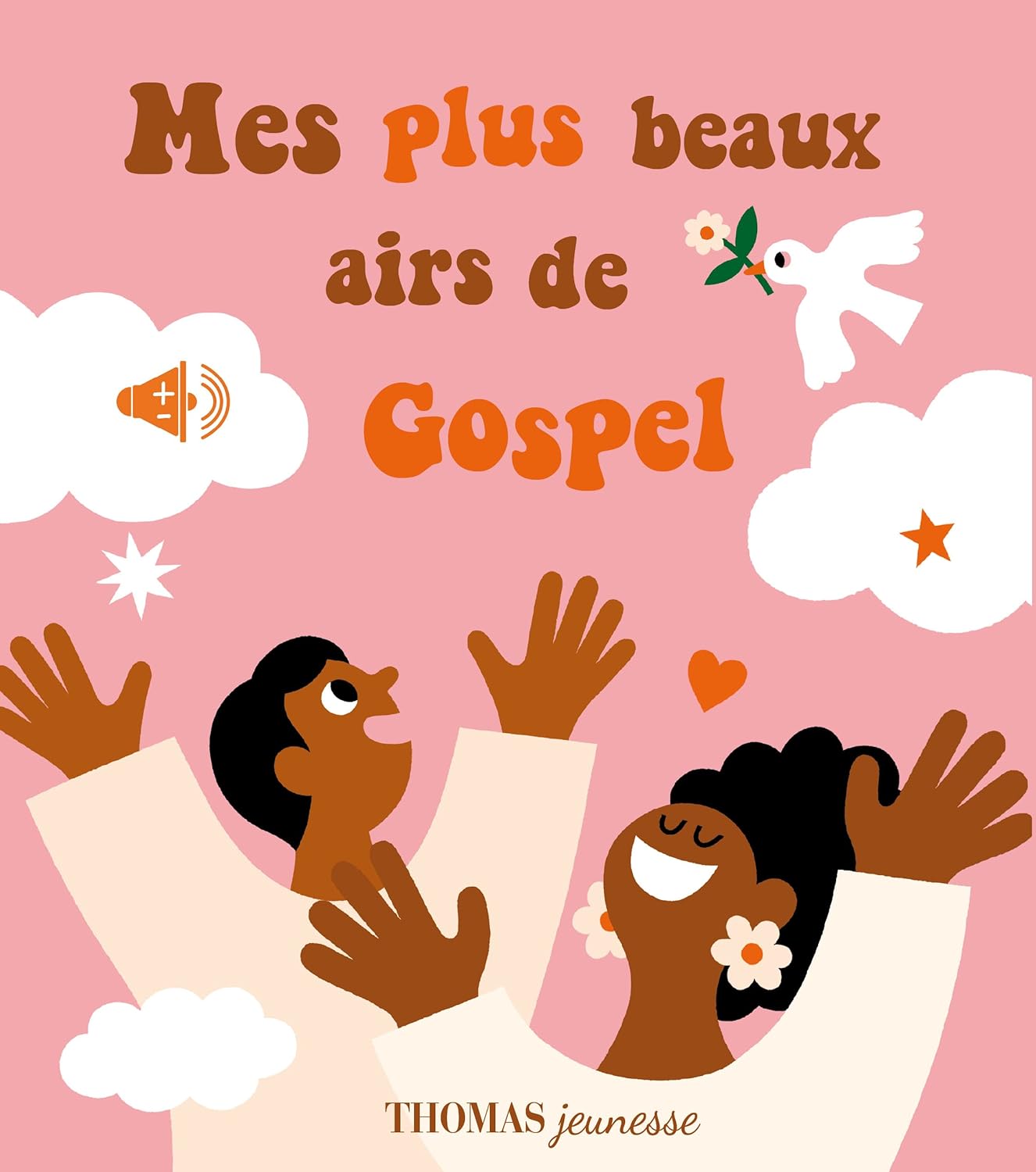 Couverture du livre Mes plus beaux airs de Gospel en livre sonore