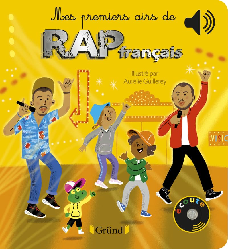 Couverture du livre Mes premiers airs de rap français – Livre sonore