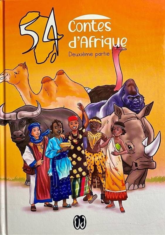 Couverture du livre 54 Contes d'Afrique, deuxième partie - Version papier