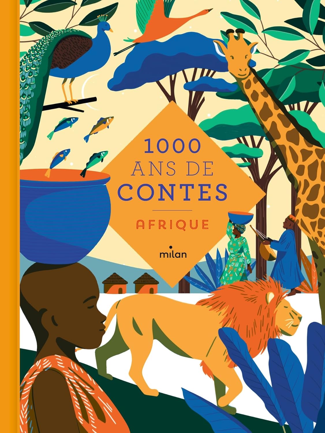 Couverture du livre Mille ans de contes Afrique