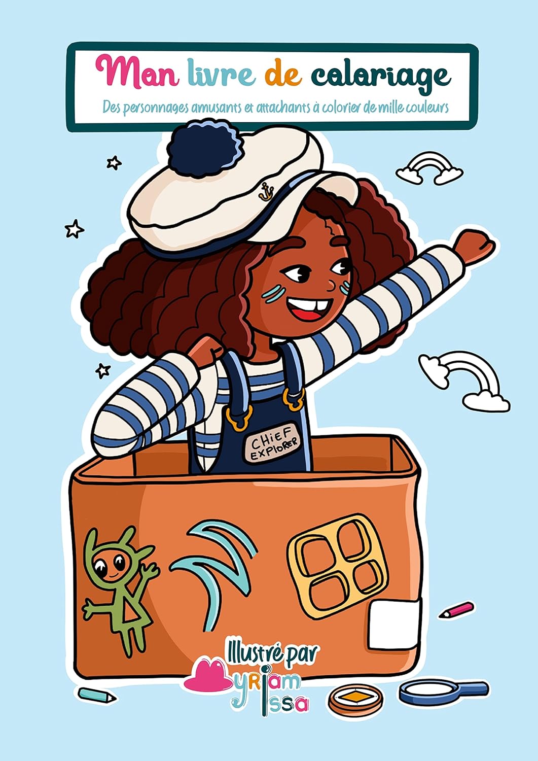 Couverture du livre Mon livre de coloriage. Des personnages amusants et attachants à colorier de mille couleurs