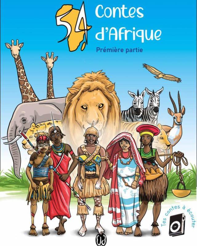 Couverture du livre 54 Contes d'Afrique, première partie