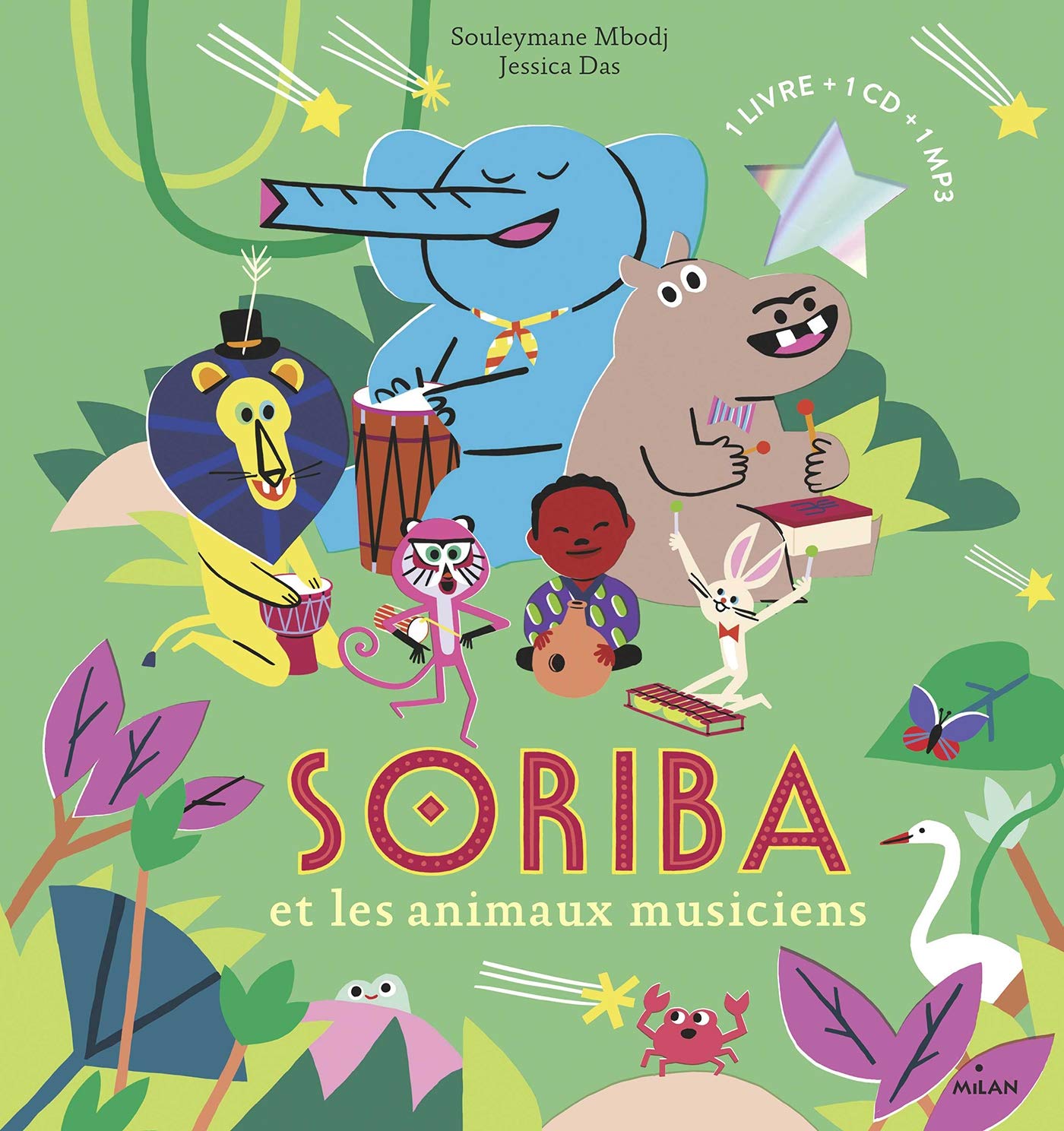 Couverture du livre Soriba et les animaux musiciens