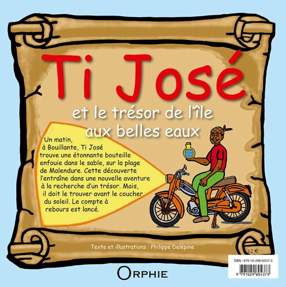 Couverture du livre Ti José et le trésor de l'île aux belles eaux