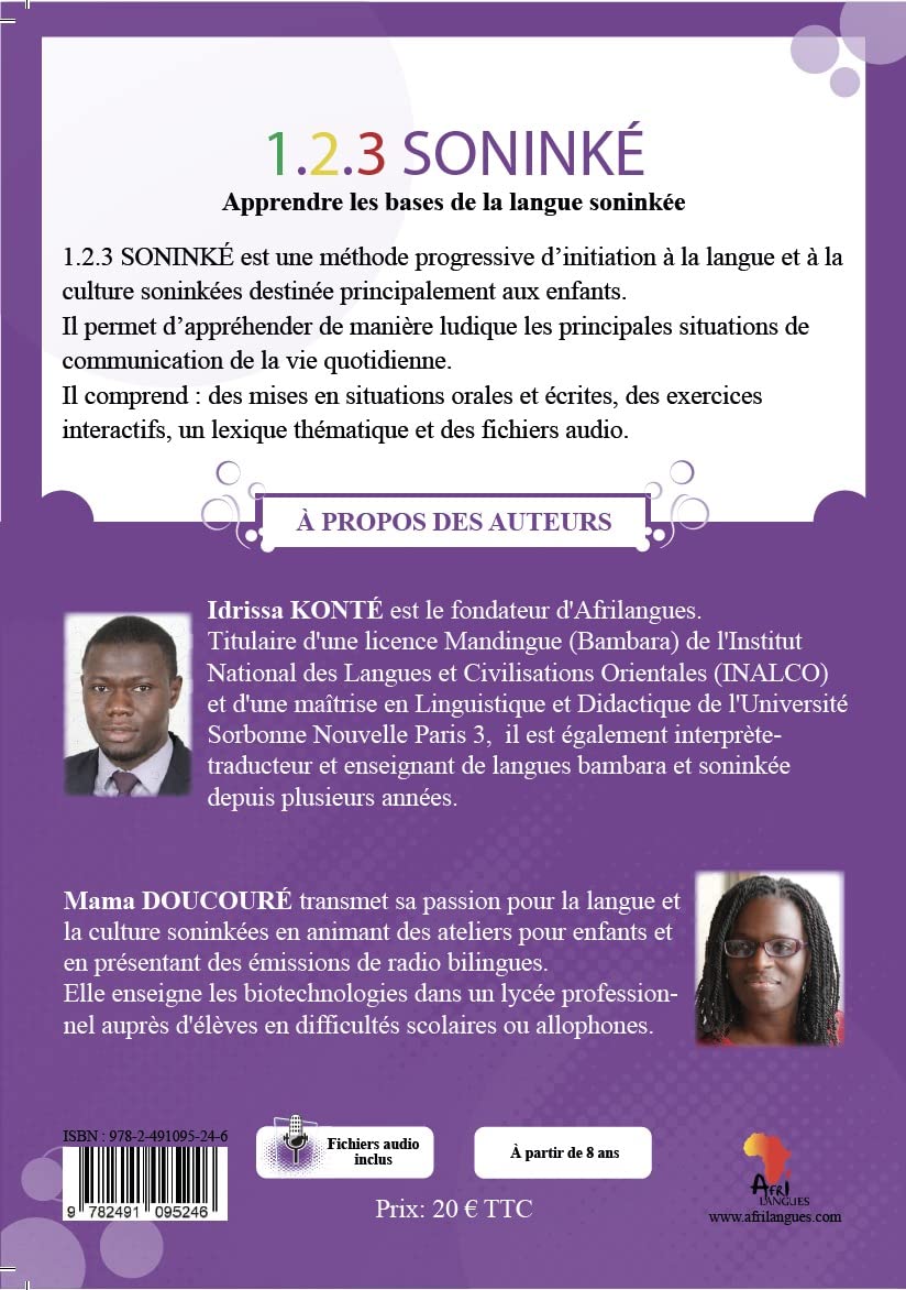 Image numéro 1 provenant du livre 1.2.3 Soninké – Apprendre les bases du soninké