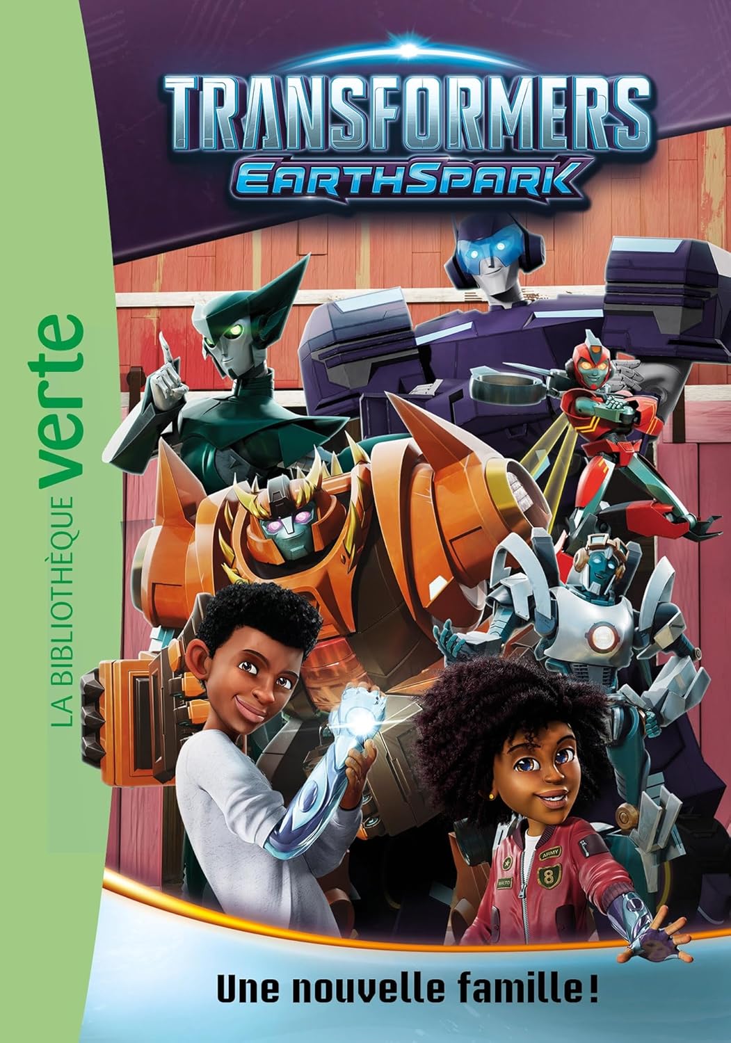 Couverture du livre Transformers : EarthSpark 02 - Une nouvelle famille