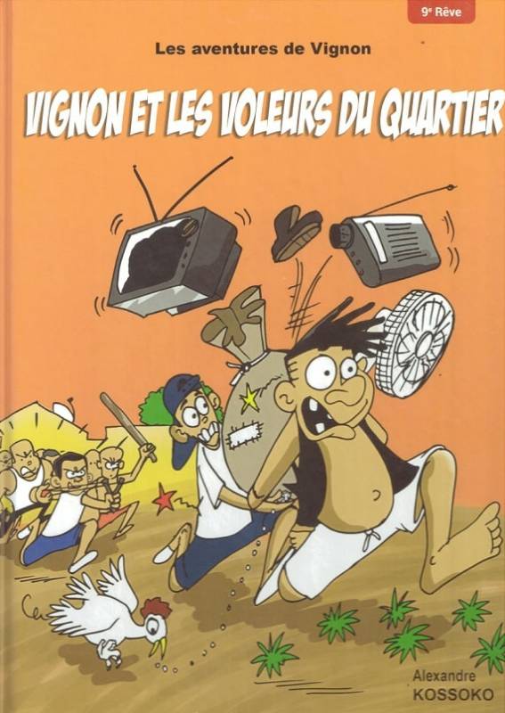 Couverture du livre Vignon et les voleurs du quartier