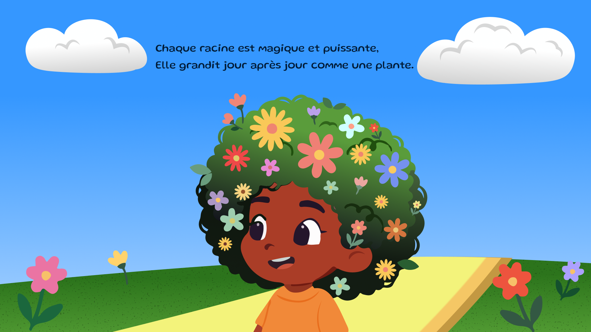 Image numéro 1 provenant du livre Tes Cheveux Sont un Trésor